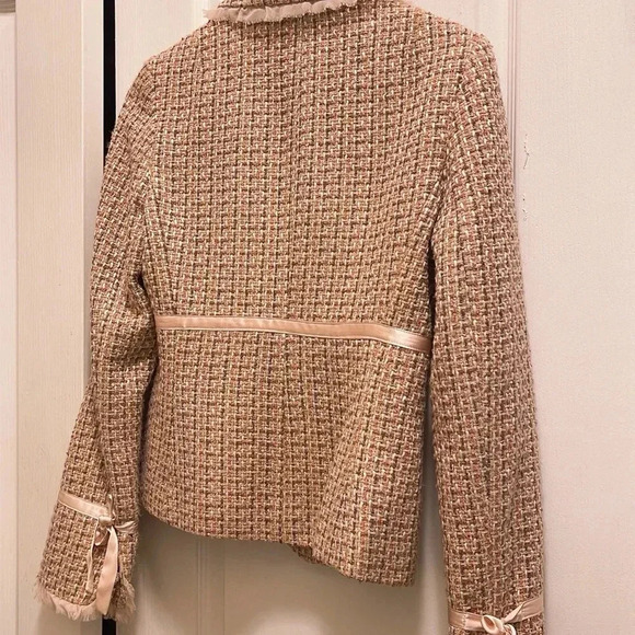 Laundry by SHELLI SEGAL jacket with satin belt tie - Picture 4 of 11